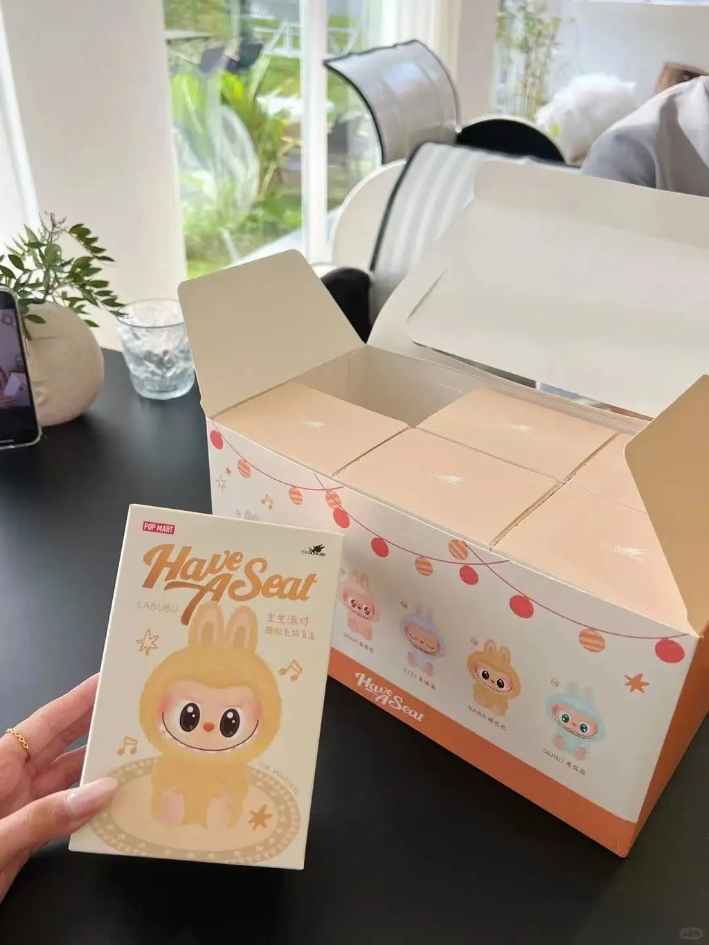 Labubu 2nd Generation Have a Seat Series Blind Box Toy Hot Trendy Collectible Mini Figure Pop Mart Limited Edition Surprise Doll