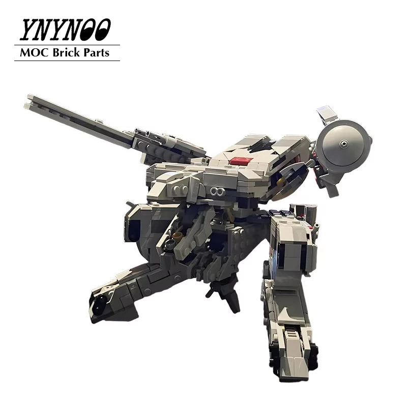 MOC Metal Gear Rex Building Blocks Model DIY MOC Icons Series 582PCS Mech Robotics Creative Kids Toys Gift Solid Assemble Bricks