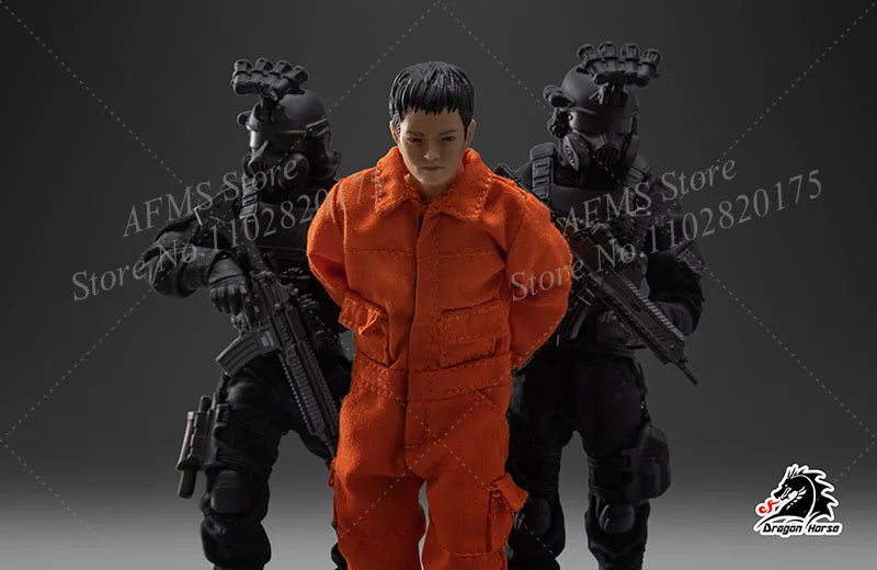 DRAGON HORSE 1/12 Scale Collectible Figure SCP-181 Lucky Scp Foundation Mobile Task Force 6" Full Set Action Figure Model Toy