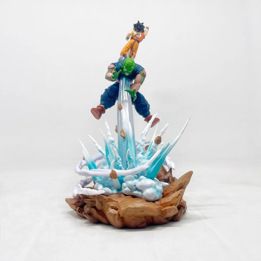 25cm Dragon Ball Anime Figures Dbz Piccolo Vs Son Goku Figurine Statue Statue Model Collection Decoration Model Toys Gift
