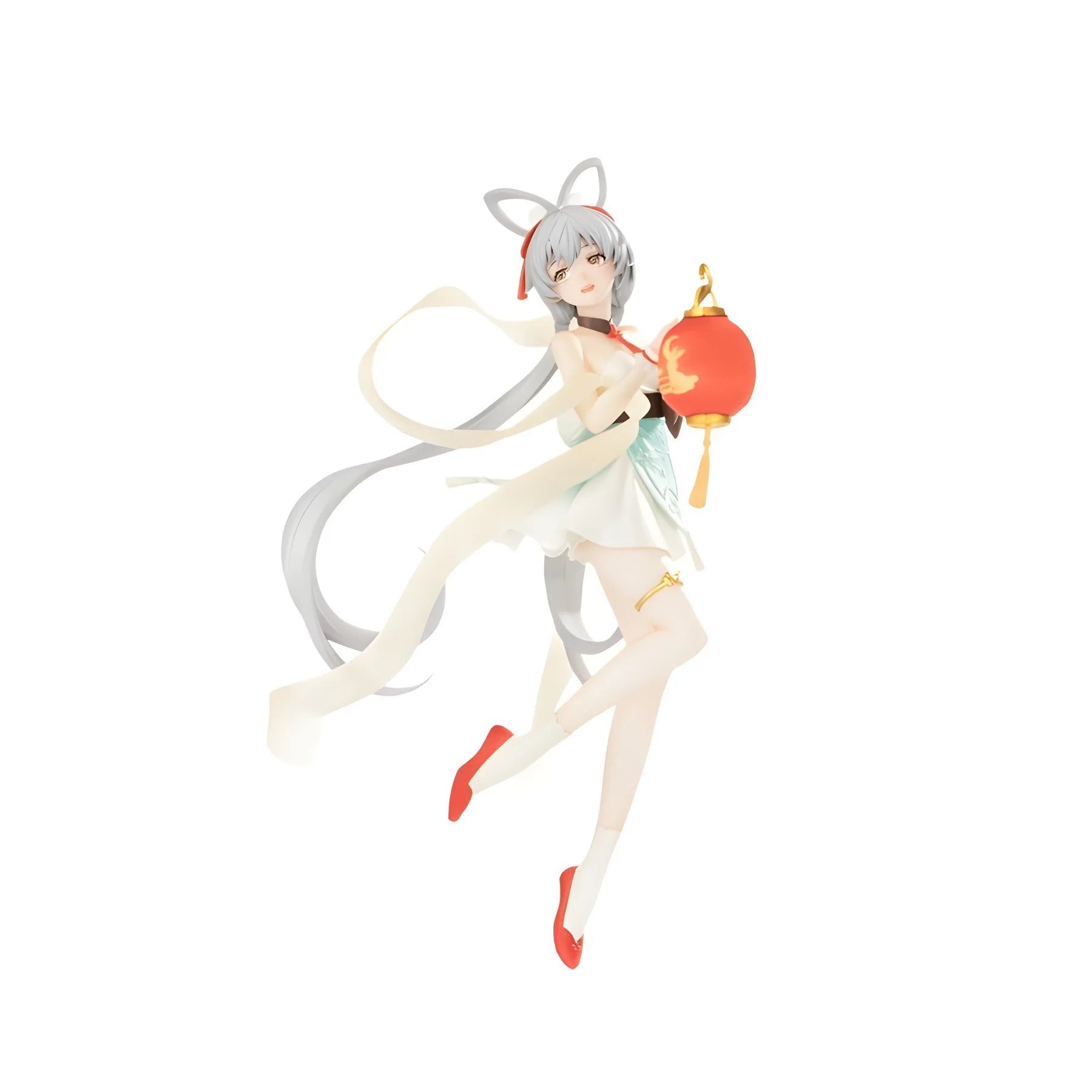 Adorable Anime Girl Lotus  Moon Figure Desktop Decoration Cuter Case Ornament Collectible Model Gift for Adults