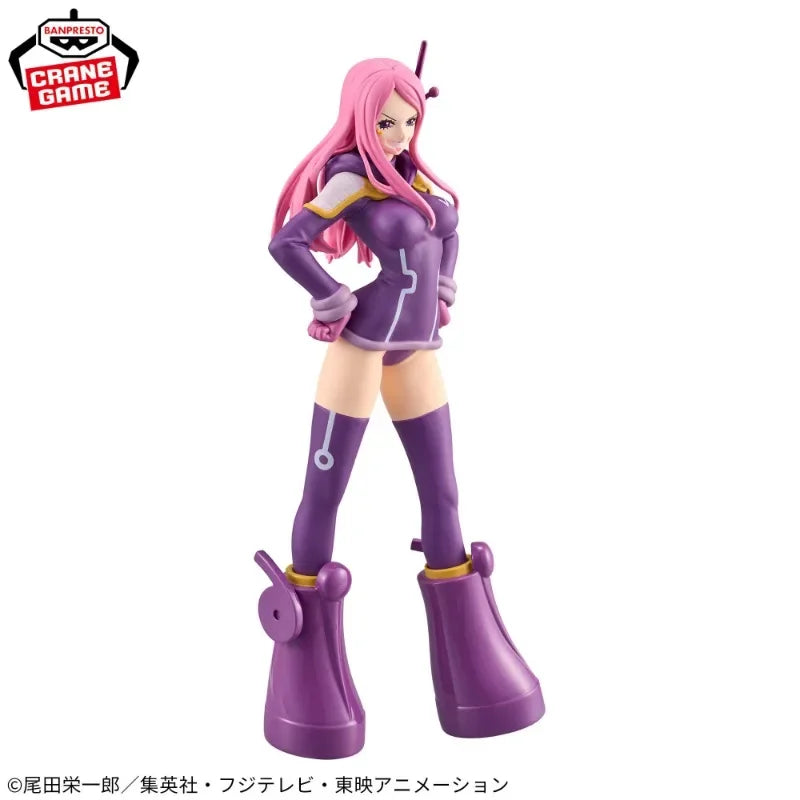 In Stock Bandai BANPRESTO DXF ONE PIECE The Grandline Series Egghead Jewelry Bonney Anime Action Figure Toy Model Collection