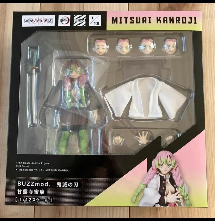 In Stock New ANIPLEX+Limited BUZZmod Demon Slayer Ganlu Temple Mili 1/12 Movable Doll Collectible Model Toy Gift
