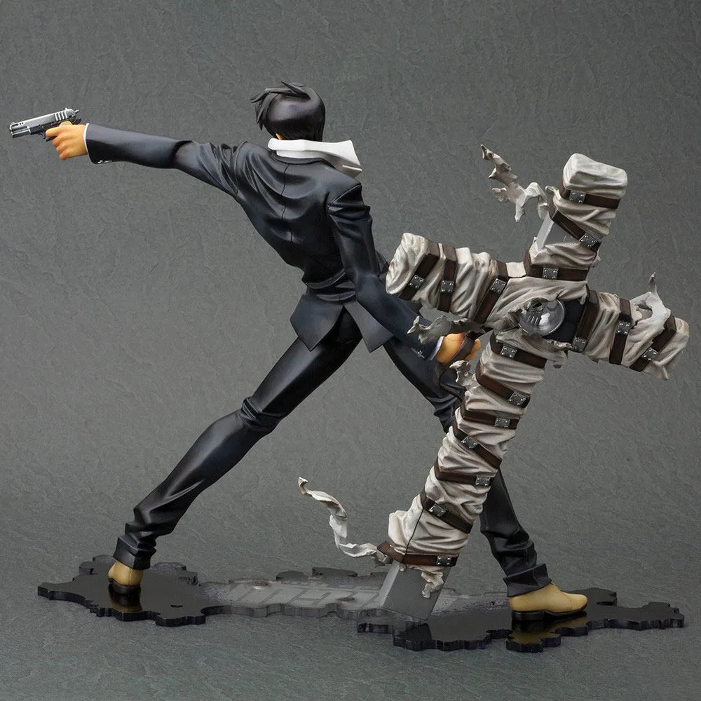 Kotobukiya ARTFX J TRIGUN MAXIMUM Nicholas D. Wolfwood Garage Kit Anime Figure Action Figure in Stock Collection Series Original