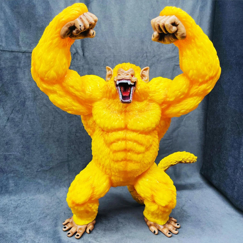 Dragon Ball Anime Golden Ape King Kong Transformierbares Desktop-Ornament Handgefertigtes Modell Actionfigur Sammlerspielzeug Geburtstagsgeschenk