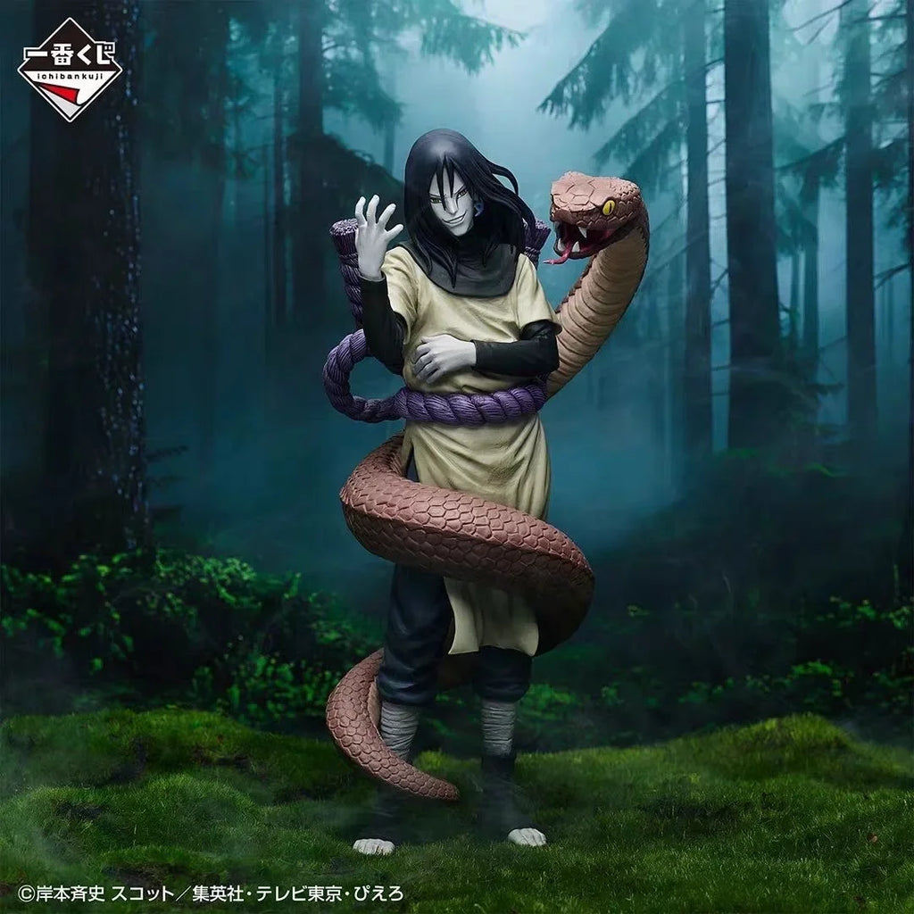 Original BANDAI Ichiban Kuji NARUTO Shippuden Legendary Sannin Jiraiya Orochimaru Tsunade Naruto Uzumaki Action Figure