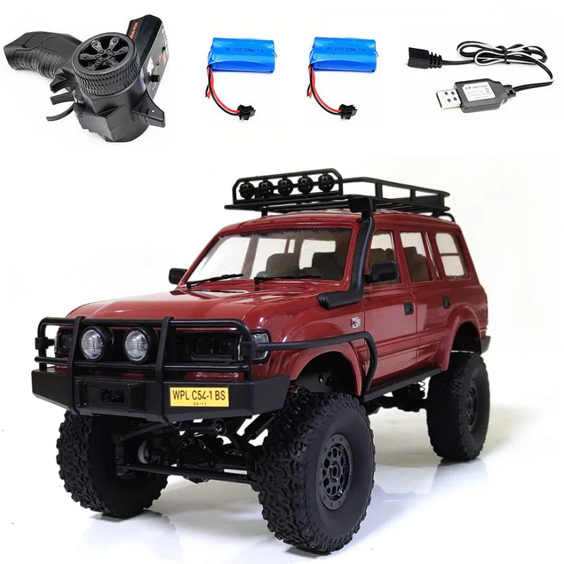 RC Trucks 4x4 Offroad c54-1 RC Rock Crawler 4x4 1/16 LC80 RC Offroad Auto RC Pickup Fernbedienung Offroad Auto
