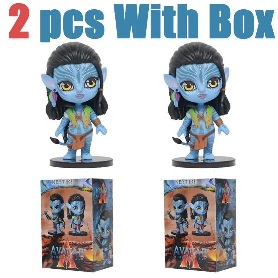 Avatar 2 Neytiri & Jake Sully PVC Figure Model Small Statues Collectibles Desktop Decorations Doll Models Decorations Gifts