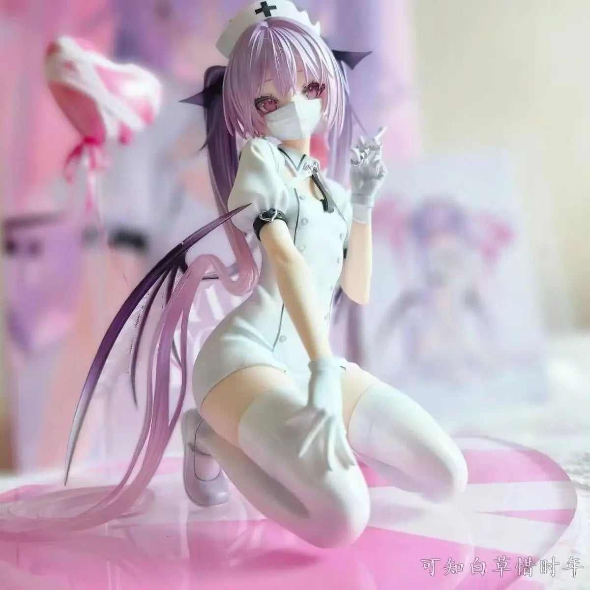 Neue Krankenschwesteruniform Eve Figur Schönes Mädchen Spiel Anime Figuren Modelle Statue Modelle Sammlung Schreibtisch Ornament Puppenspielzeug Kindergeschenk