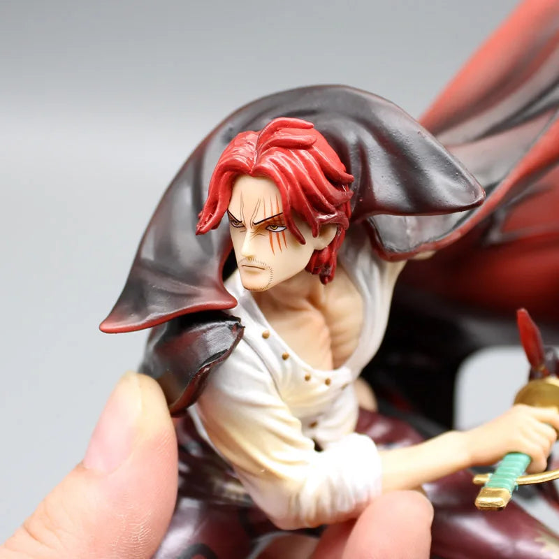 Anime Shanks One Piece Figuren Chronicle Master Stars Plece Squatting The Shanks Actionfiguren PVC Modellsammlung Spielzeug Geschenke