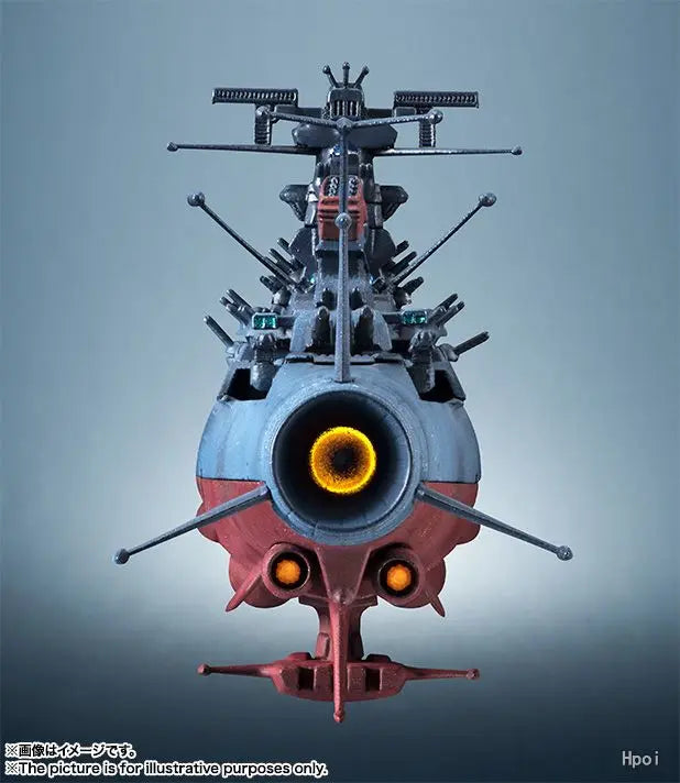 Genuine Bandai Original Huikan Collection 1/2000 Space Battleship Yamato Finished Model Collection Ornaments Toy Gift Collection