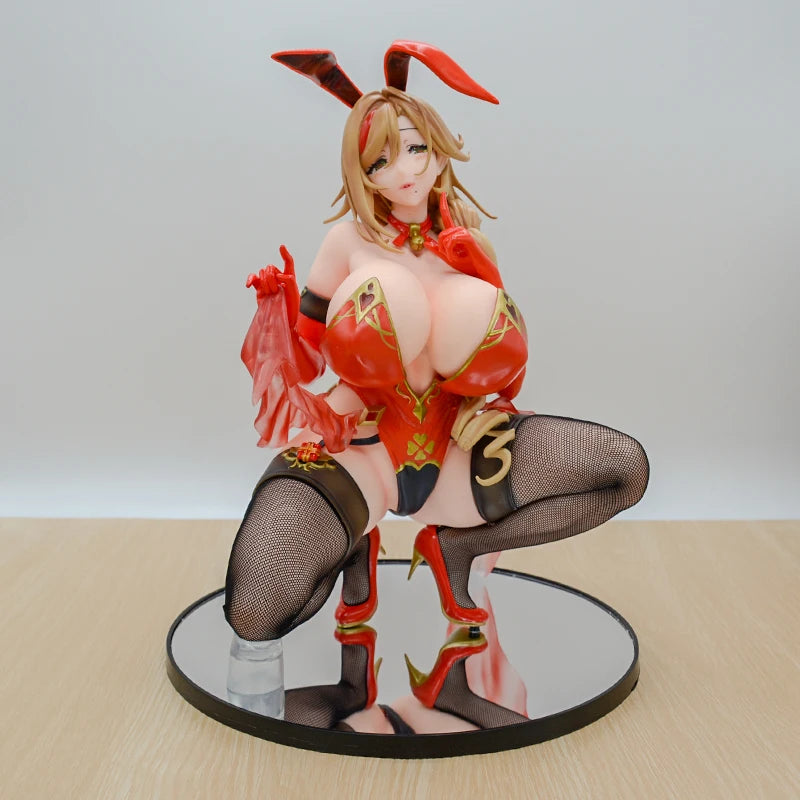 26cm Lucile Illustrated by Yuge Sexy Anime Girl Figure KonoSuba Darkness/Erina Nakiri Bunny Action Figure Adult Model Doll Toys