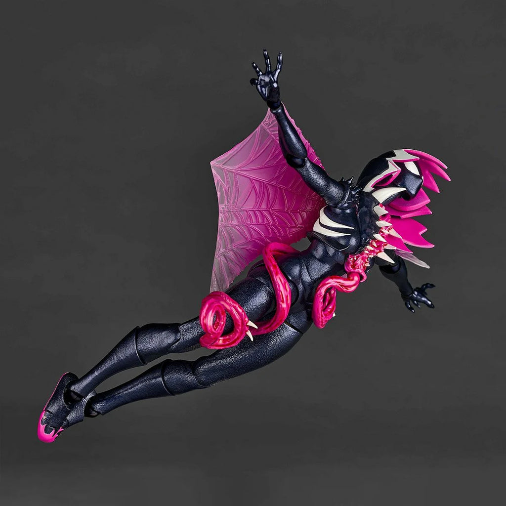 Original Kaiyodo Amazing Yamaguchi spiderman-Gwen - Gwenom Anime Figure Action Figure Model Decoration Garage Kit  Gifts Toys