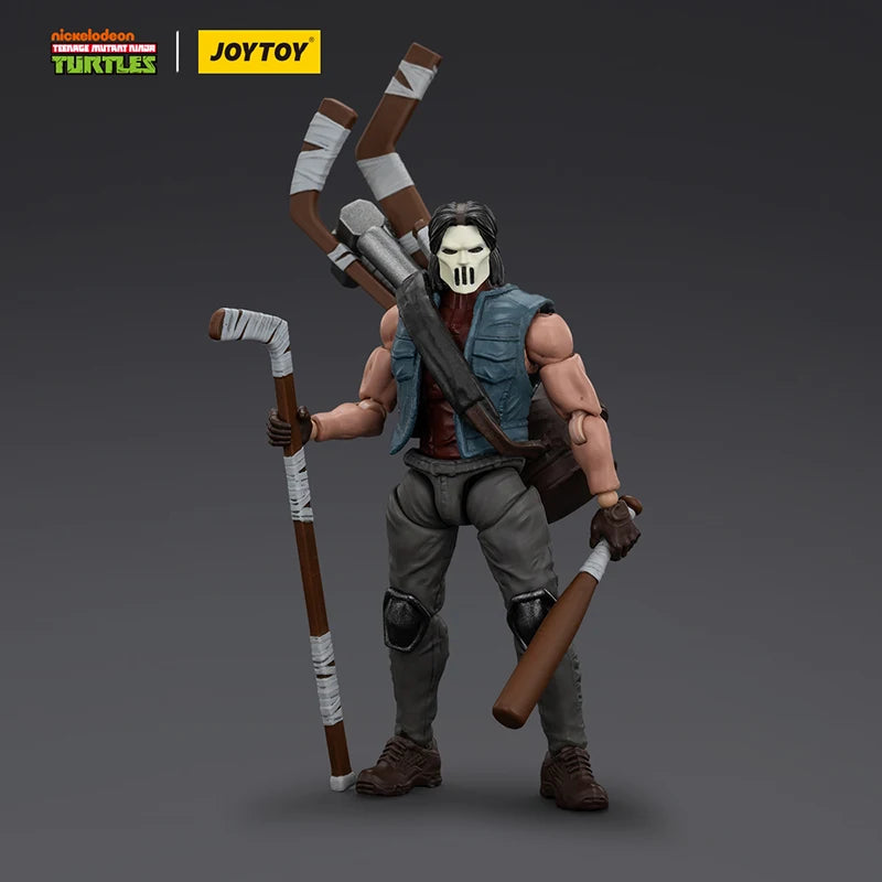 In Stock JOYTOY Dark Source Ninja Turtles Tesseran Trio Casey Jones 1/18 Fully Articulated Collectible Action Figure Boys Gift