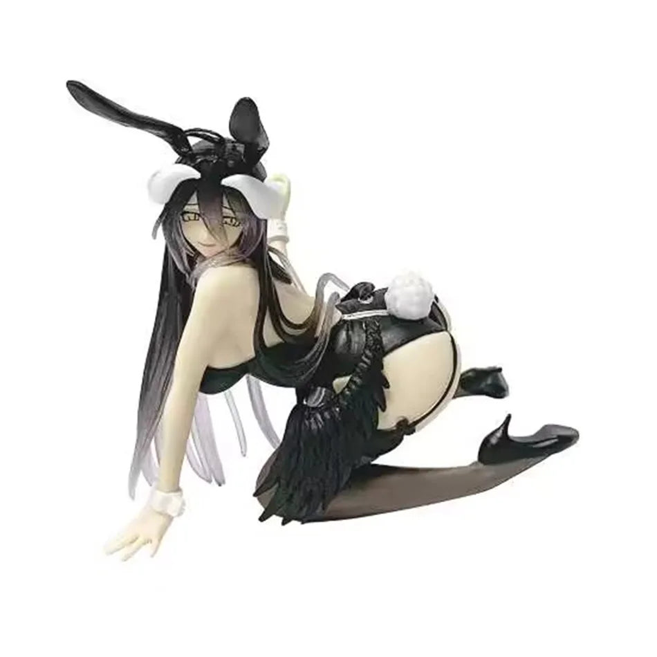 11-16cm Overlord Albedo Bunny Girl Swimsuit  PVC Anime Action Figures Model Collection Ornament Anime Cartoon Model Toy Gift