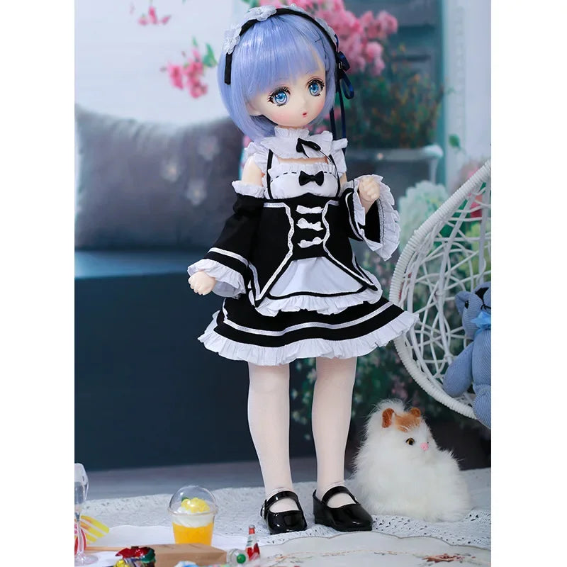 OUENEIFS Xiongmei Doll BJD 1/4 Anime Comic Maidservant High Mobility Re Zero Ball Jointed Doll Oueneifs