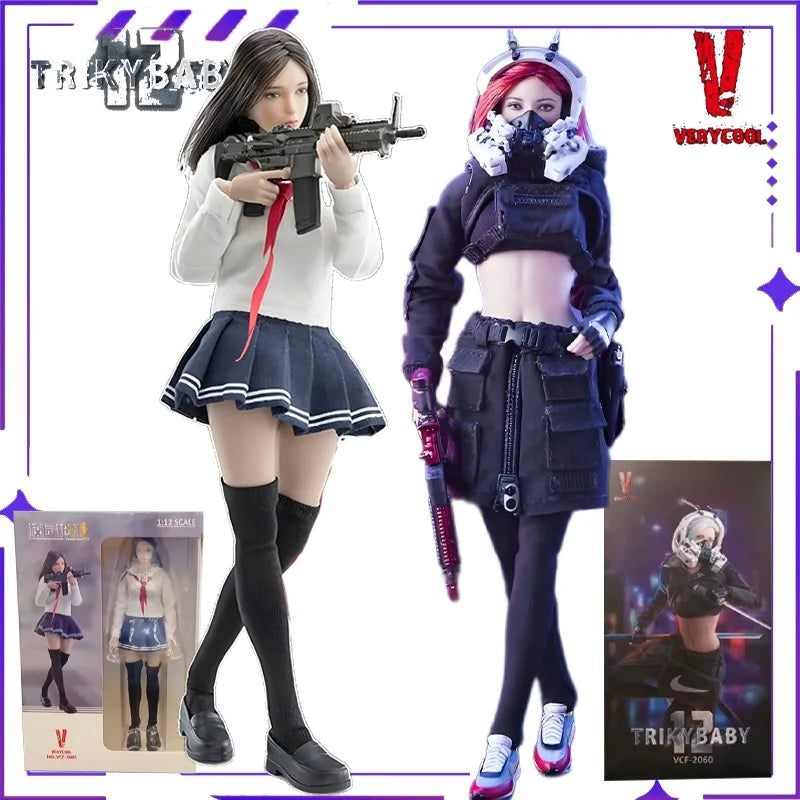 VERYCOOL Original Palm Treasure Series Cyberpunk Style Tang 12 Hong 1/12 Movable Doll Model Toy Gift for Boys CollectionOrnament