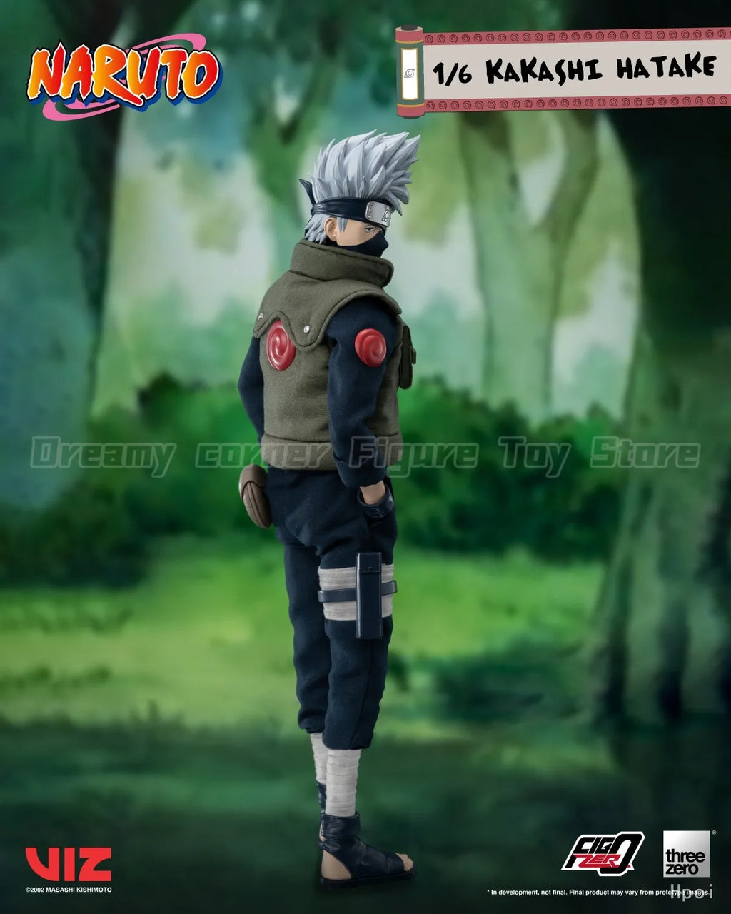 【In Stock】Original Threezero FigZero NARUTO Hatake Kakashi 1/6 Action Figure Model Gift Ornament Toy