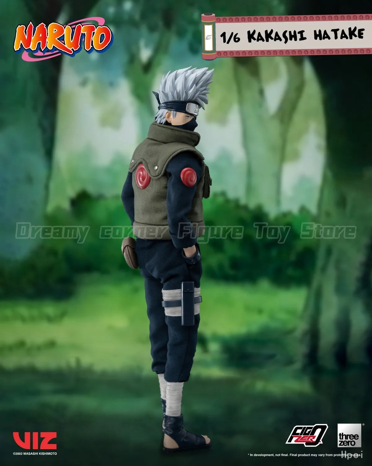 【In Stock】Original Threezero FigZero NARUTO Hatake Kakashi 1/6 Action Figure Model Gift Ornament Toy