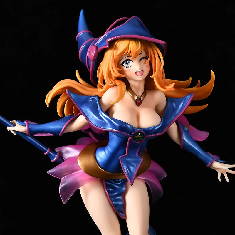 28cm Game Character Dark Magician Girl 2.0 Figures Two-Dimensional Girl Kawaii Magician Doll Collector Japanese Dolls Pvc Gift