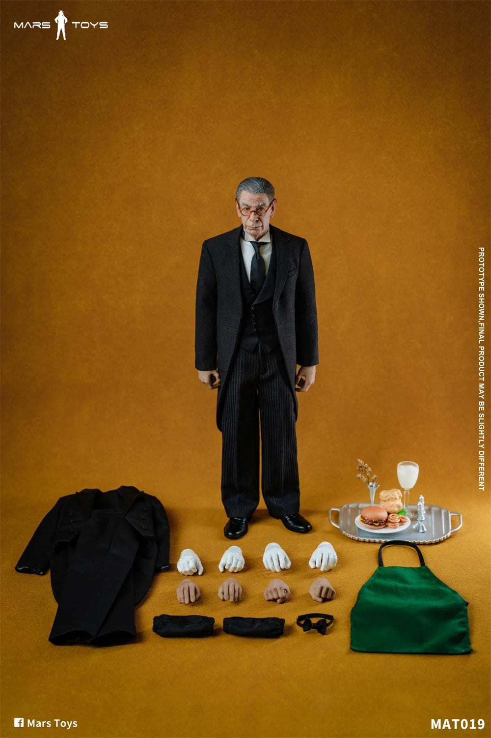 In Stock Mars Toys MAT019 1/6 Scale MR.A Black Tailcoat Set Full Set For 12inchs Action Figure Collectible Model Toys