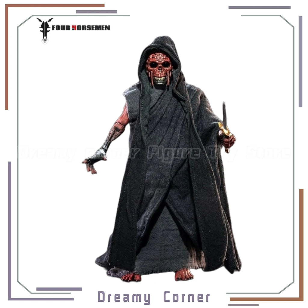 【In Stock】Original Four Horsemen Studio Mythic Legions Obscura The Masque of The Red Death Black Robes 1/12 Action Figure Gift