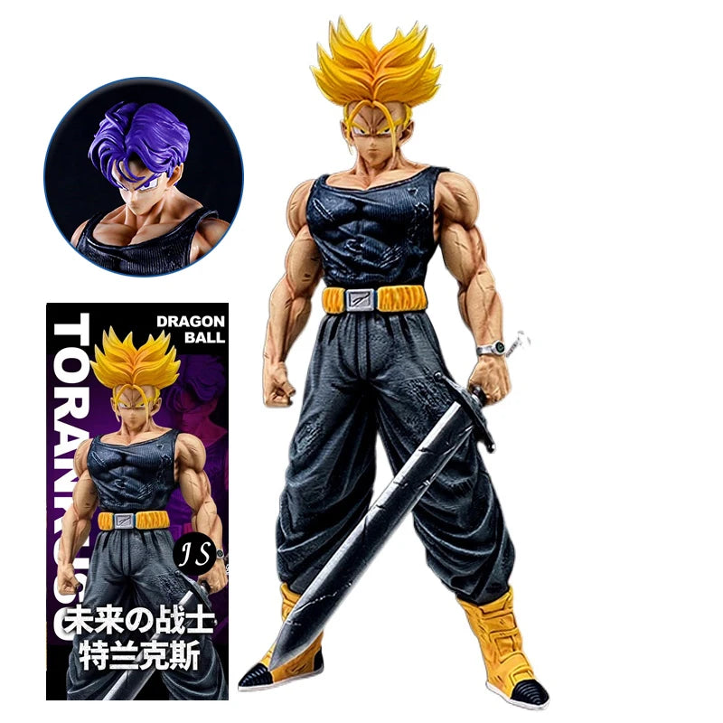 YUNQI CREATE Studio PVC GK Dragon Ball Z Son Goku Ultra Instinct Statue 50cm DBZ Anime Model Action Figure Collection Toy Figma