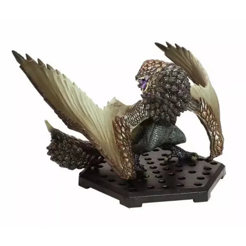 Monster Hunter World Iceborne Action Figure PVC Model, Nergigante Tigrex Basarios Dragon Collectible Decoration Toy for Adults