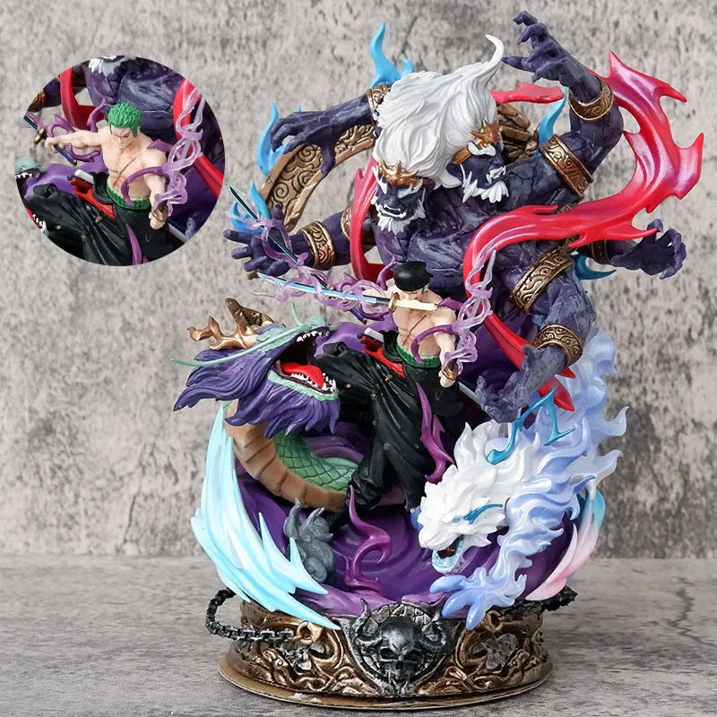 Hot One Piece Lx Zoro Enma The Hell King Pvc Action Anime Figures Statue Trendy Collectible Decor Model Boys Birthday Toys