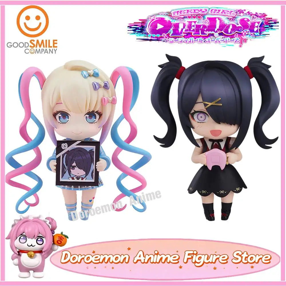 In Stock Original Good Smile GSC Nendoroid 2201 2693 Needy Girl Overdose Ame-Chan Omgkawaiiangel Kawaii Game Girls Figures Model