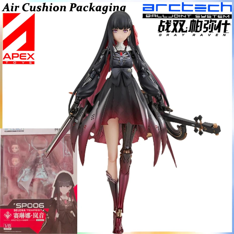 APEX-TOYS Genuine ARCTECH Series Punishing Combat Mecha Girl Selena Lan Yin Violin Warrior 1/8 Scale Action Figures Model Toy