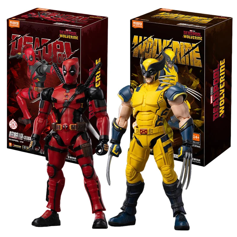 Blokees Deadpool 3 Wolverine Action Figures Movie Version Deadpool & Friend Series Collections Figures Adult Gift