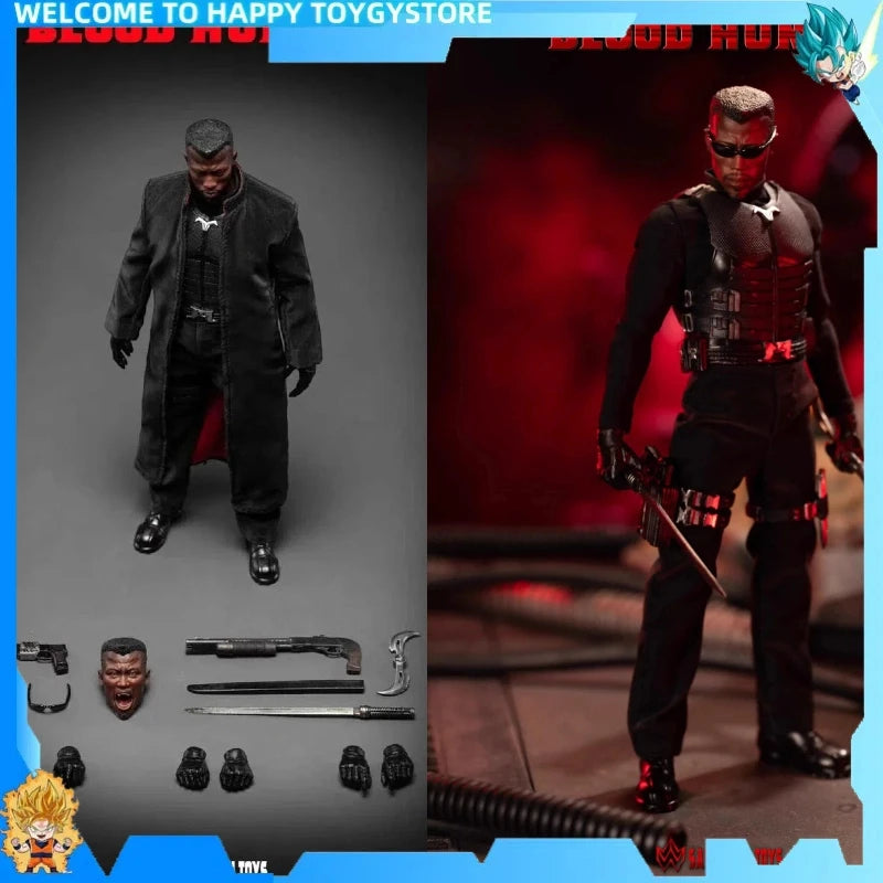 Original 1/12 SAWTOOTH TOYS Action Figure Model BLOOD HUNTER Soldier Double-Headed Carving Scale Collection Gift Toys