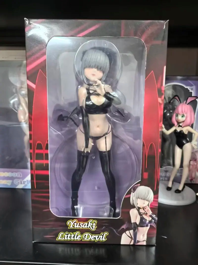 New 28cm Little Devil Uzaki Yanagi Anime Girl Figure Uzaki Chan Wants To Play Pvc Collectible Peripherals For Adult Collection