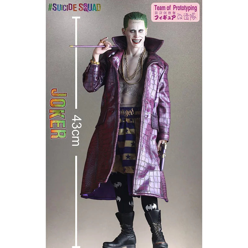 Crazy Toys Figure Quinn Joker Action Figure Team Of Prototyping Action Figure Model Toy 43cm 30cm Halloween Birthday Gifts