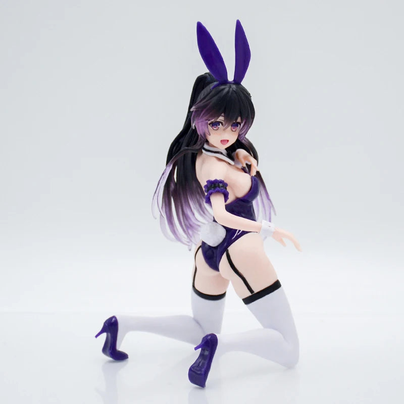 24cm KDcolle Date A Bullet Kurumi Tokisaki Anime Figure Date A Live Yatogami Tohka Bunny Girl Action Figure Adult Model Doll Toy