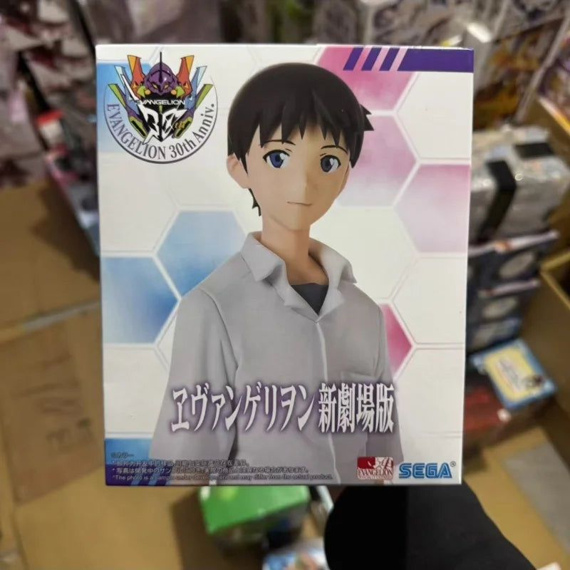 In Stock Original Sega New Century Evangelion Mari Kaworu Nagisa Shinji Ikari Anime Figures Action Figure Model Toys Gifts