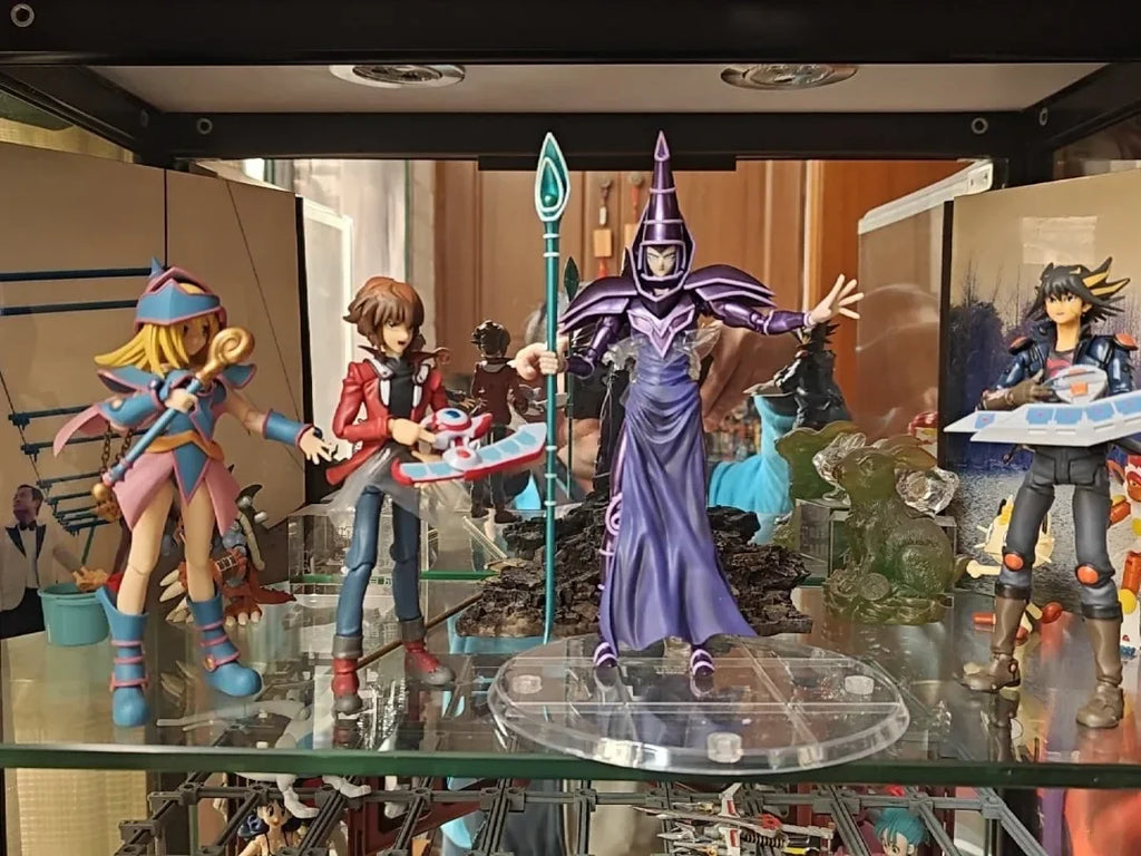 Original Bandai SHM 1/12 Yu-Gi-Oh! Duel Monsters Yugi Muto Black Magician Action Figure Collection Model Toys Gifts in Stock