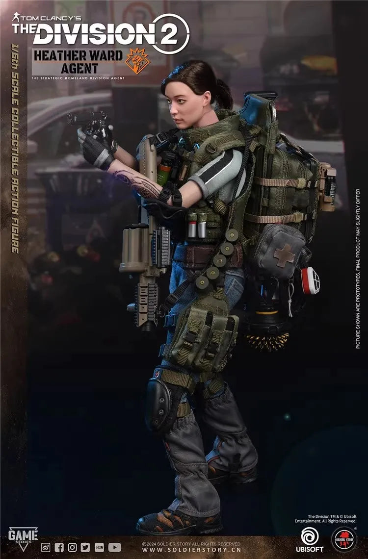 SoldierStory SSG009 1/6 Female Soldier Agent Heather Ward Full Set 12'' Action Figure Model Toy In Stock