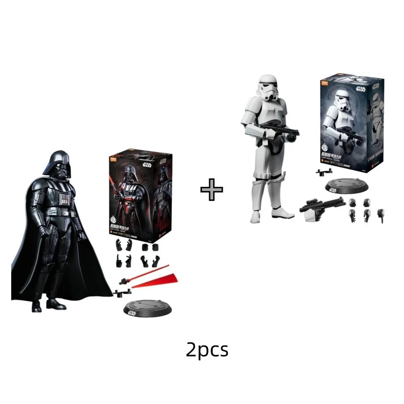 Original Blokees Star Wars Trooper Stormtrooper Darth Vader Action Figures Model Assembly Toys Desktop Ornament Birthday Gifts