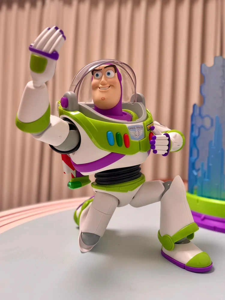 Disney Toy Story Buzz Lightyear Assembly Toy 17joints Movable 30cm Trendy Desktop Decoration Collectible Model Gift For Children