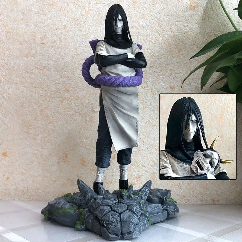 Anime-Figur Naruto Orochimaru Actionfigur Akatsuki PVC-Modell Statue Schreibtischdekoration Anime-Accessoires Sammlerstück Geschenk