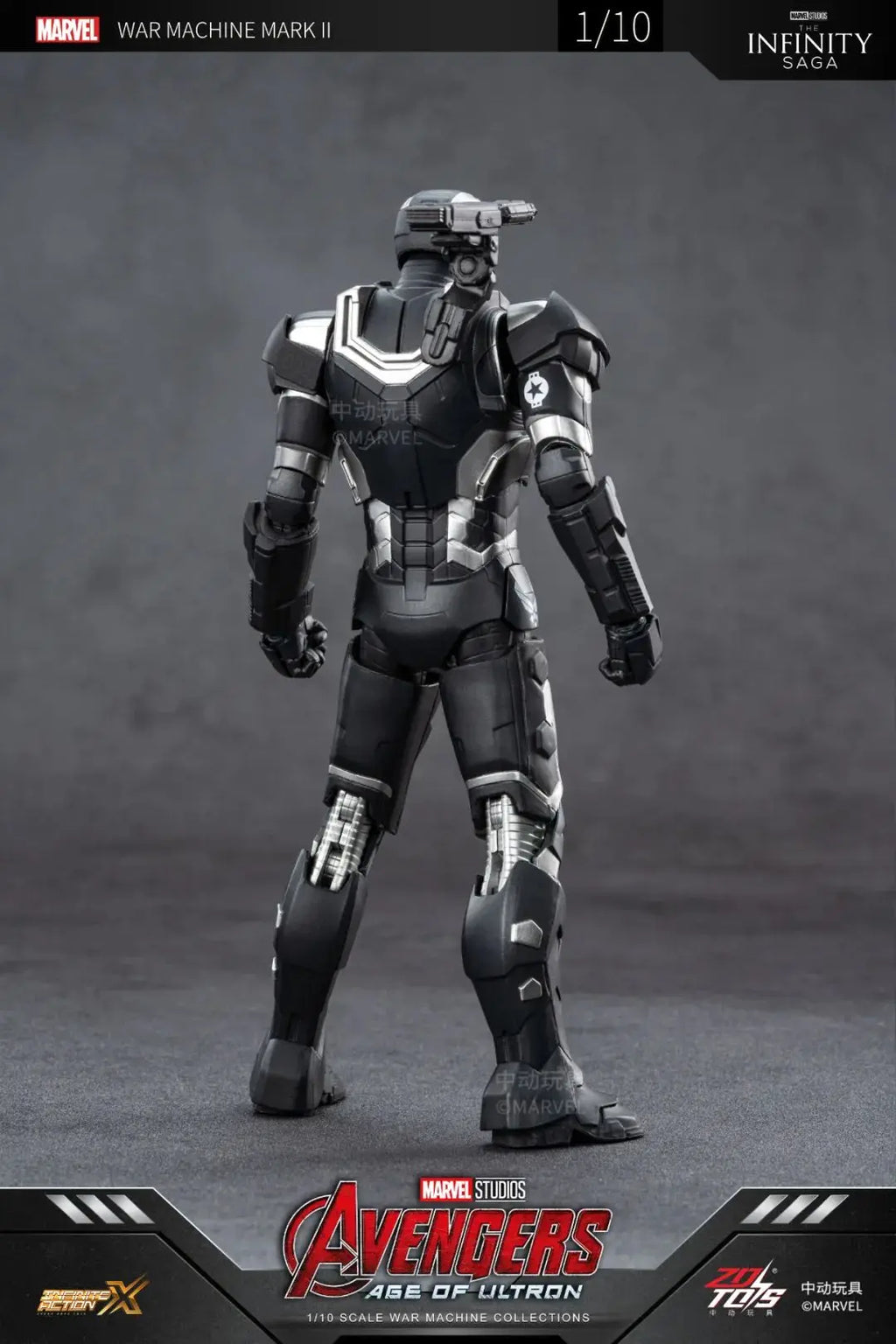 1/10 Original ZD Toys Iron Man MK2 War Machine2.0 MK16 MK11 MK24 MK35 MK47 Tony Stark Collection Model Action Figure Kids Toys