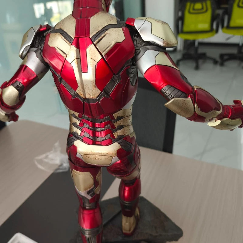52cm Brand New The Avengers Movie Figure Iron Man Peripheral Resin Scene Model Statue Desktop Ornaments Kids Birthday Gifts Toys