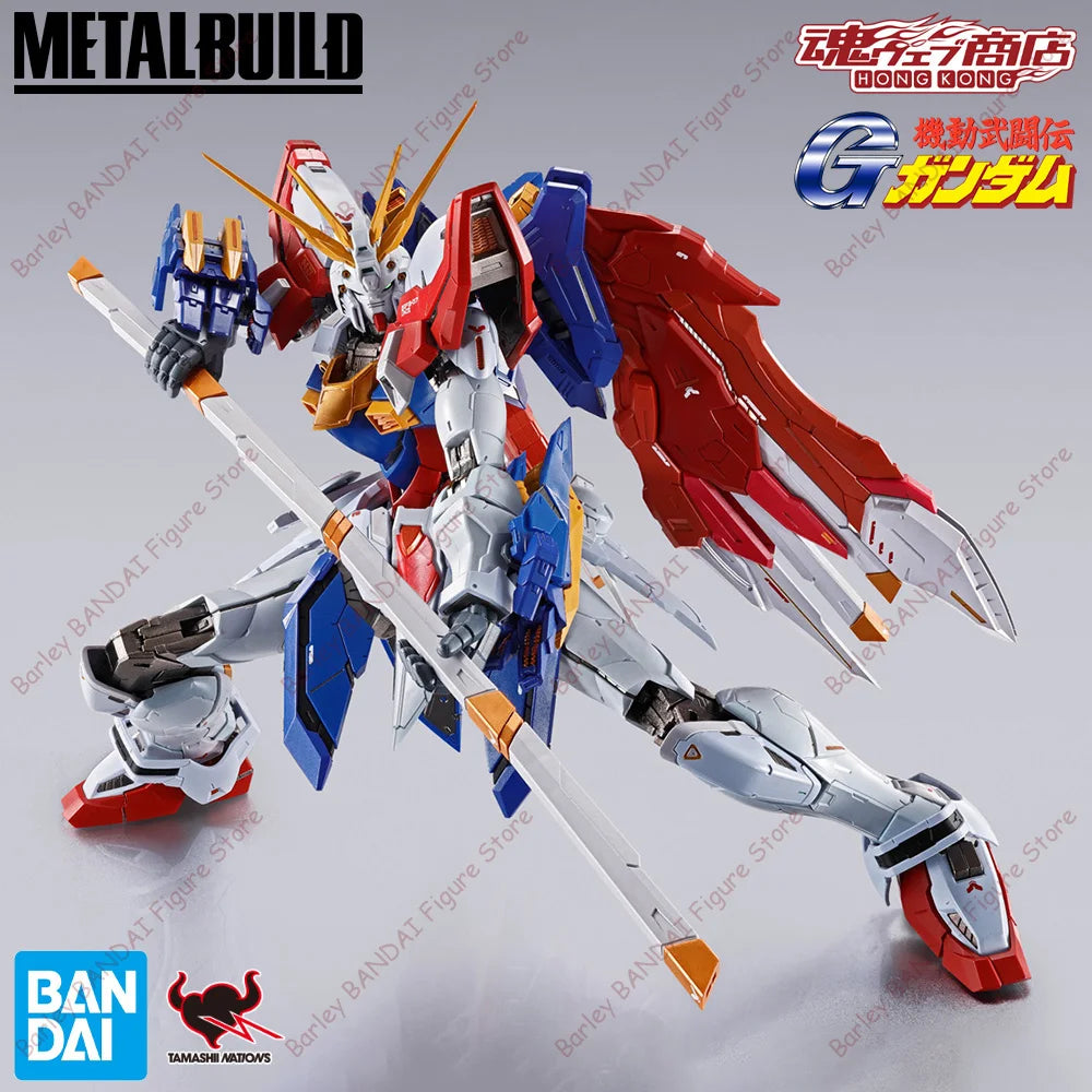 Original In Stock BANDAI PB Exclusive Mobile Fighter G Gundam METAL BUILD God Gundam Second Articulated Mecha Model Toys Gifts