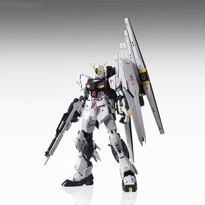 Bandai Original MG 1/100 RX93 V Gundam Ver Ka Full Action Assembly Model Figure Anime Robot Toy Gift