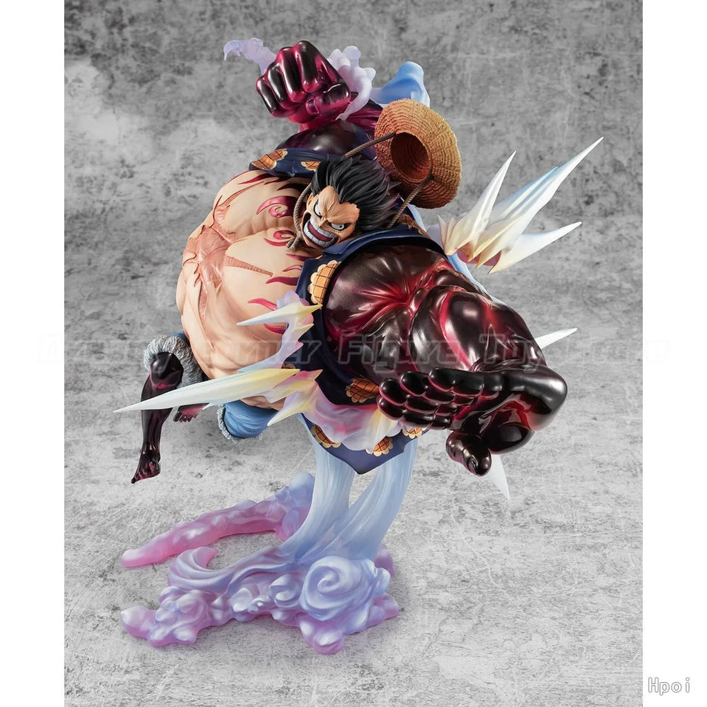 【In Stock】Original MegaHouse POP SA-MAXIMUM ONE PIECE Monkey D. Luffy Bouncing Man Ver.2 Figure Toy Model Collection