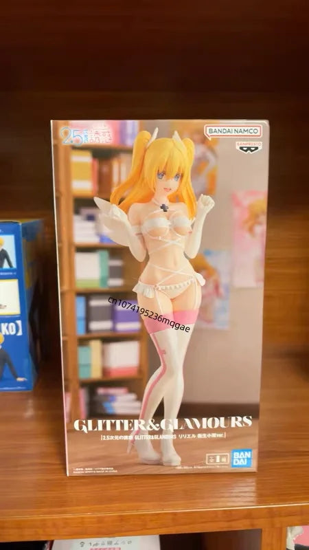 In Stock Bandai 2.5 Dimensional Seduction RIRISA AMANO Lily Elu Ariel Anime Action Figures Model GLITTER & GLAMOURS Ornaments