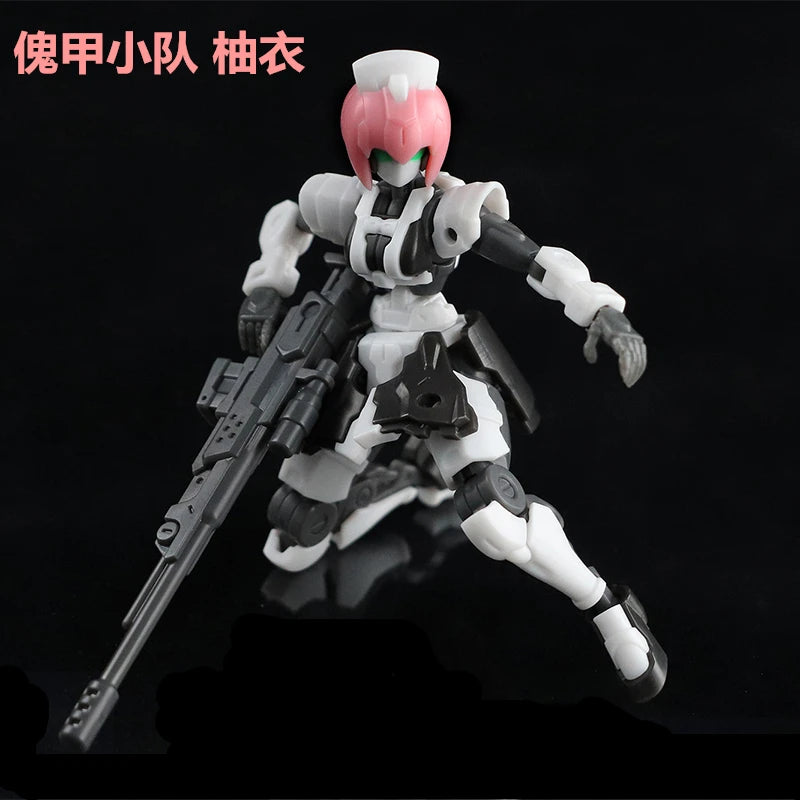 Fiftyseven Number 57 No 57 Armored Puppet Oni Flame With Transparent Armor 1/24 Sale Assembly Model Action Figure Gift