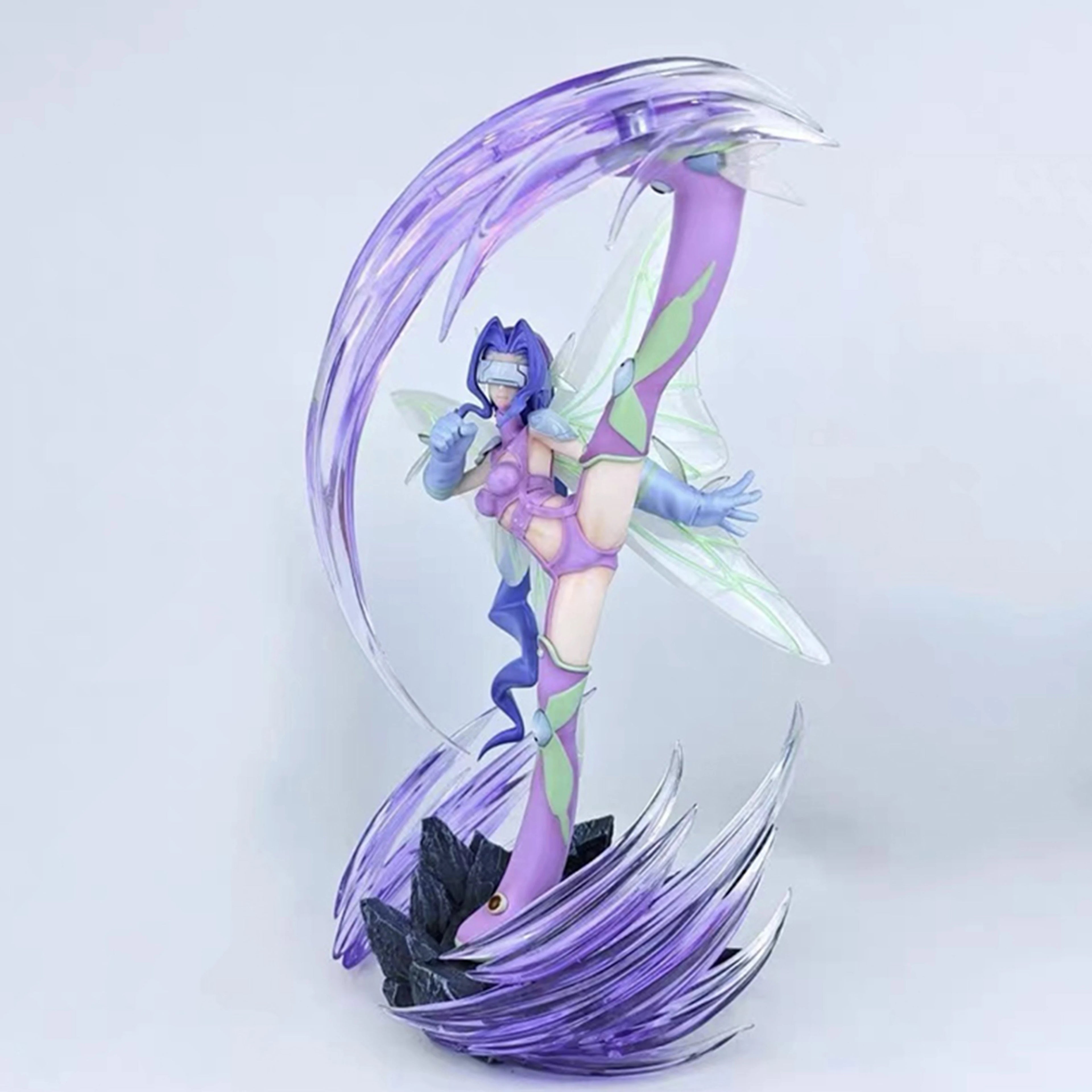 Fairimon Figuren 30 cm Digimon Figur PVC Niedliche Mädchen Modelle Statue Puppen Figur Sammlung Schreibtischdekoration Spielzeug Geburtstagsgeschenke